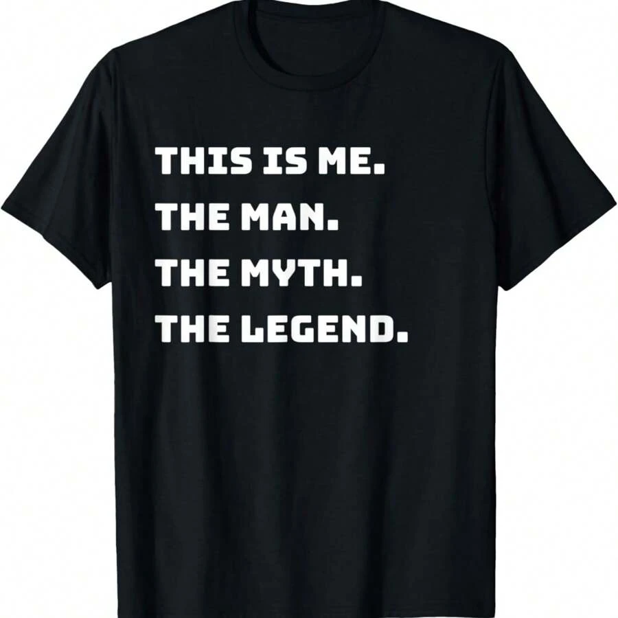 Men's Shirt T-Shirt - Black - View 1