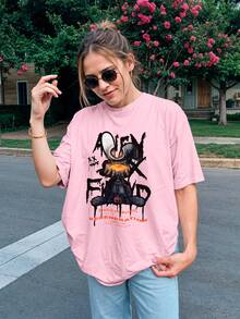 Shirt T-Shirt Rabbit Robot Cyborg Bear Unisex Vintage Ref 2271 VEST NERD - Rosa Pálido - Ver 5