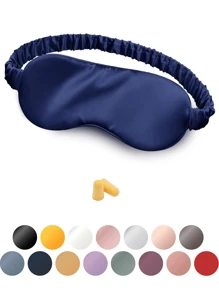 100% Light Blocking Eye Mask, Eye Mask, Comfortable Sleeping Supplies At Night, Flight Eye Mask, Nap Eye Mask,Ultra Soft Sleep Eye Mask, 100% Blackout, Blindfold Sleeping Eye Mask, Smooth Eye Mask For Sleeping, Sleep Aid Eye Mask, Travel Sleep Eye Mask