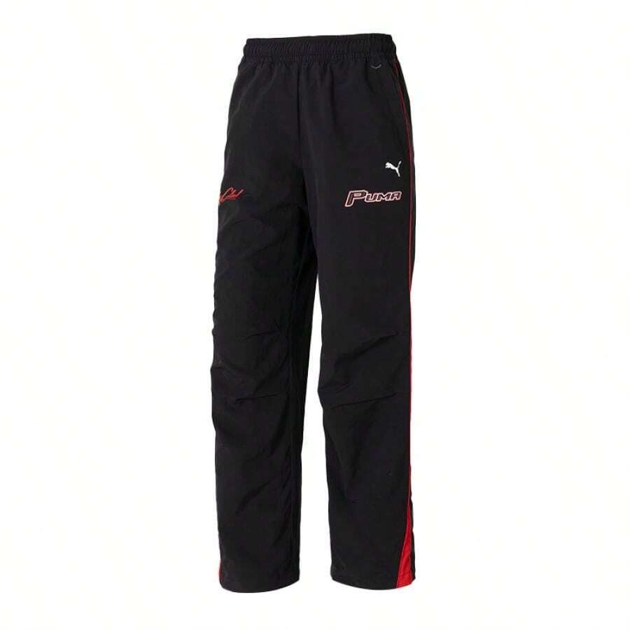 Puma Quần thể thao nữ MOTO dệt kim, quần dài tập luyện thể dục, chạy bộ và mặc thường ngày. - màu đen - Xem 1