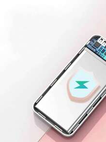 Carregador portátil, banco de energia mais de 10000mAh 5V/3A, bateria de carregamento de alta velocidade com entrada e saída USB C, banco de energia externo para telefone compatível com iPhone 15 14 13 12 X S22 S21 iPad etc.