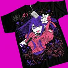 Camiseta de "Call of the Night" con Ko Yamori Nazuna Nanakusa, Oshi No Ko Yamori - Negro - Ver 1