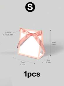 10pcs/5pcs/1pc Minimalist High-End Hepburn Bow Gift Box, Wedding Favours Packaging Bag, White/Black/Pink Tie Scarf Mini Gift Box, Jewelry Gift Box, Suitable For Birthday Party, Wedding Season, Father's Day, Back To School, Teacher's Day, Daily And Holiday Parties