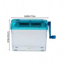 1pc Manual Paper Shredder, Mini Desk-Top Hand-Operated Shredder For Home Office Use