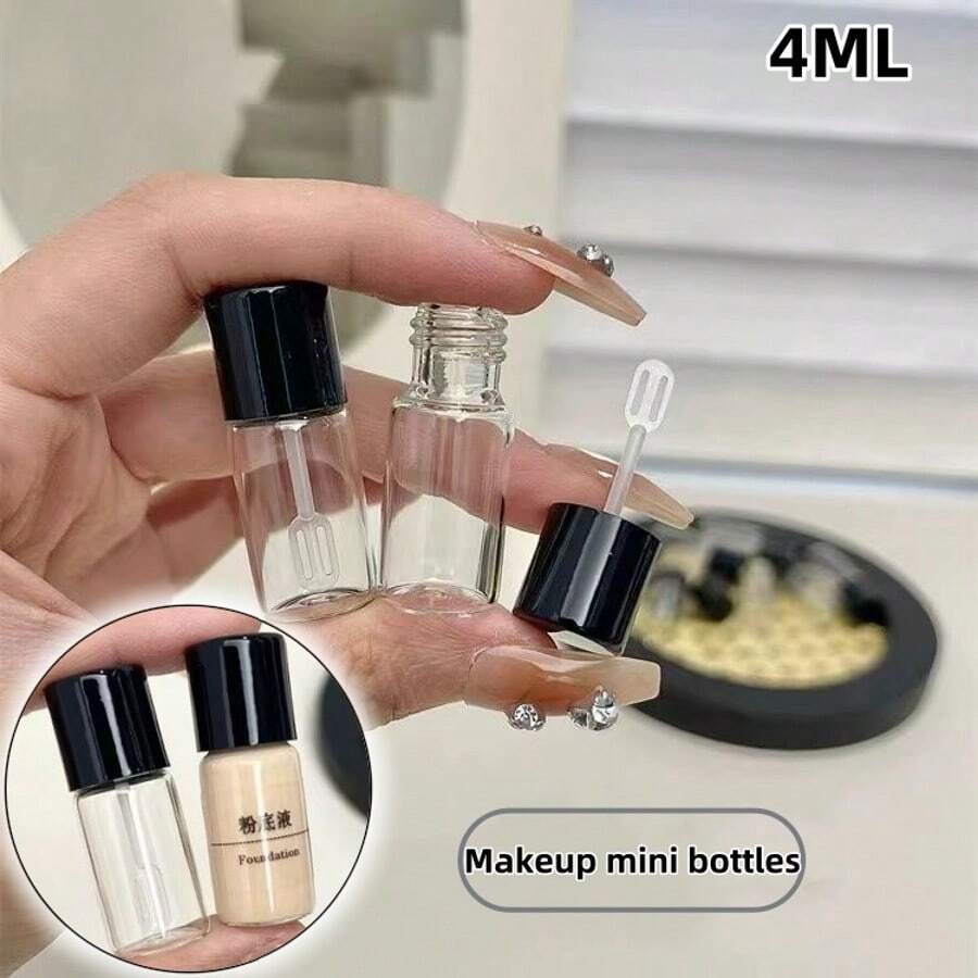 Tube Anti Fuite 20ml 5 Tubes De Voyage Transparents 20ml - Anti-fuite Pour Crèmes Et Cosmétiques Tubes Voyage Vides