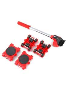 5pcs/Set Heavy Duty Furniture Mover Rollers Moving Tools
