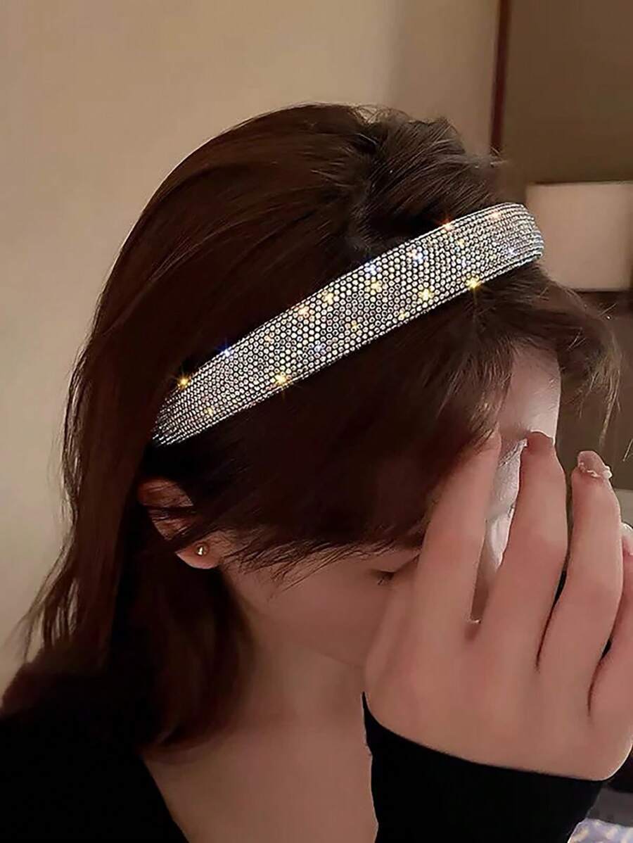 Diadema elegante y lujosa con cristales brillantes, tocado para novia, boda y fiesta