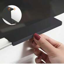 4pcs Stainless Steel Hidden Cabinet Handles, Modern Kitchen Drawer Pulls, Suitable For Cabinets, Drawers, Furniture - Multicolor - View 6