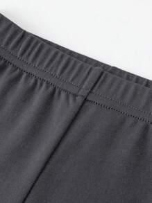 mini bala Girls' Skin-Friendly High Elasticity Leggings - Ultra-Soft Baby Pants