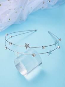 1PC Star Moon Butterfly Rhinestone Headband For Women Girls,Elastic Hair Styling Accessories,Clip Head Bands,Yoga Workout Running Headbands,Ornaments,Bridal Hair Hoop,Hair Decor Gift