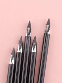 3pcs Black Infinity Pencils, Eternal Pencils No Sharpening Needed, Kawaii Infinity Ballpoint Pens, Art Supplies School Stationery Pencil Tip Eraser, Colorful Eternal Pencils For Elementary Student Drawing, Never Need Sharpening