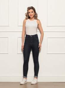 Kit 2 Women's Plain Ribbed Tank Top Basic T-Shirt Casual Sleeveless Blouse - 粉紅色/白色 - View 2