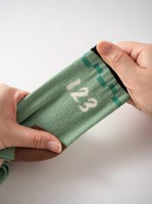 10 Pairs/5 Pairs Children Socks, Wavy Pattern Color Block Sports Socks For Boys, Moisture Wicking Mid-Calf Socks For Spring, Summer, Autumn, Sports, Girl Gifts, Boy Gifts, Mother Gifts, Father Gifts, Girls Summer Clothes, Boys Summer Clothes, Holiday Gifts - Multicolor - View 7