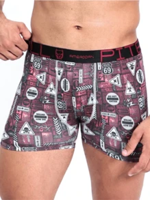 Pitbull American Kit With 10 Microfiber Men's Boxer Briefs Adult Men's Boxer Briefs Underwear PITBULL - 黑色 - 查看 7