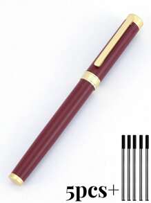 [Customized] High Quality Business Office Ball Pen Set In Gift Box, Includes 2 Refills, Daily Writing, Signing, Gifting For Father's Day, Thanksgiving, Christmas, Birthday, Friends, Relatives, Leaders, Colleagues Back To School