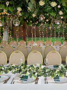 Artificial Greenery Garland Eucalyptus Faux Vines Eucalyptus Garland For Table Party Indoor Outdoor Festival Wedding Decor Gifts Birthday Graduation