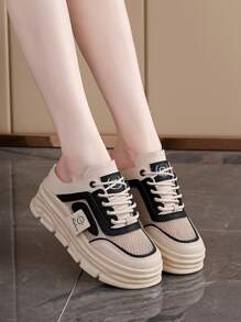 女士时尚百搭休闲厚底运动鞋
