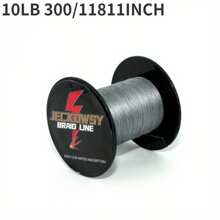 300m 4-Strands High Strength 6-100LB Fishing Line, Braided Line - Grey - View 18