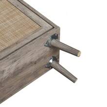 [Bohemian Shoe Rack] 4-Door Invisible Storage System | Anti-Dumping Device | Living Room Dual-Use | Length 41.3*Width 9.4 Inches * Height 35.83 Inches | Small Apartment Artifact