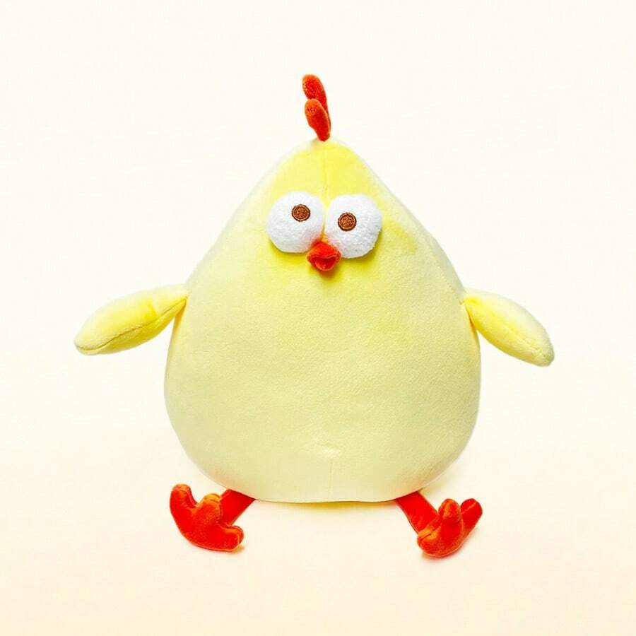 Miniso Dundun Series - Mini Dundun Chicken Fluffy Plushie Pillow: Perfect Birthday Gift For Friends (1PC) - Yellow - View 1