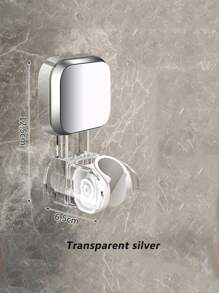 1 Suction Cup Showerhead Holder, Household Non Perforated Showerhead Holder, Strong Rotatable Base, Not Easy To Fall Off, Quick Disassembly And Installation