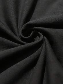 Vibrant Hiland Cow Graphic Tees Stylish Crew Neck Women Casual Round Neck Short Sleeve - Black - View 3