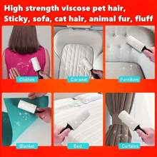 High Suction Lint Remover Roller - Ideal For Furniture, Clothes And Carpets | Pet Hair Cleaning Brush