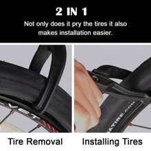 1pc Bicycle Tire Lever Repair Tool Tire Removal Wrench Tire Repair Tool - Black - View 5