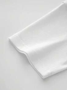 Playera Para Hombre de Moda 1 Pza Meme Halloween Personaje 8 Terror | Prenda corte recto y de Tela Delgada 100% algodón - Blanco - Ver 6