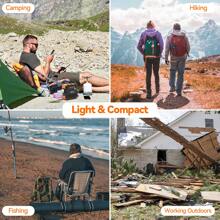 Portable Power Station 98Wh, FF Flashfish Solar Generator 120W Backup Power Battery Pack With AC/Type-C/USB/Flashlight, 230V Power Bank For Charging Laptop Phone Tablet In Camping Home Blackout - 查看 5
