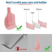 Small Mini Silicone Spatula, Seamless One-Piece Design, For Baking, Cooking, Baking Silicone Spatula, Butter Knife, Heat-Resistant, Easy To Clean, Silicone Spatula, Suitable For Non-Stick Cookware - Dishwasher Safe(This Product Is Not A Universal Model. Please Confirm Whether The Product Size Is Suitable Before Purchasing)