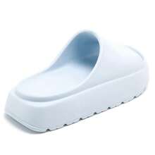 Slippers With Arched Insole And Thickened Soles - Blue - View 4