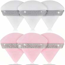 6 Miếng Bông Trang Điểm Phấn Phủ Mềm Hình Tam Giác Trang Trí Kim Cương Nhung Dùng Cho Phấn Phủ Bột, Phấn Khoáng, Phấn Phủ Toàn Thân, Dụng Cụ Trang Điểm Khô và Ướt Cho Vùng Dưới Mắt, Bông Phấn Phủ (Hồng Đào/Đen/Hồng/Trắng/Tím), Trang Điểm, Giá Rẻ, Trang Trí Phòng, Bàn Trang Điểm, Du Lịch, Phòng Ngủ, Phụ Kiện Trang Điểm, Bông Phấn, Bông Trộn Trang Điểm, Bông Phấn Phủ, Bông Trang Điểm, Giá Rẻ, Quà Tặng Giáng Sinh, Trang Điểm, Dụng Cụ Trang Điểm, Đồ Rẻ, Quà Tặng, Quà Tặng Cho Phụ Nữ, Quà Giáng Sinh, Quà Tặng Khuyến Mãi, Du Lịch, Đồ Rẻ, Vật Dụng Cần Thiết Khi Du Lịch - Nhiều màu - Xem 16