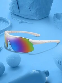 Fashion Sport Glasses For Women Cycling Glasses Running Glasses, Classic Square Frame Shades For Cycling, Running, Hiking, Shopping, Selfie, Party, Travel, Beach, Vacation. Easy Comfort Casual Outfits Outdoor Cycling Glasses For Summer Beach Vacation, Outdoor, Travel Autumn Accessories Goggles