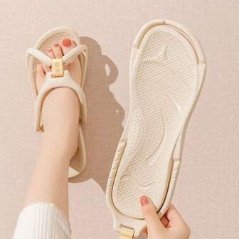 Pantuflas plegables para viaje, sandalias desechables para ducha de hotel, deslizadores portátiles antideslizantes y ligeros para mujeres y hombres