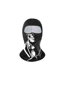 1pc Outdoor Sports Quick Dry Breathable Ice Silk Face Cover, Digital Print Full Face Mask, Suitable For Cycling, Fishing, Beach Sports, UV Protection And Windproof