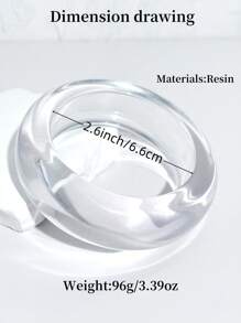 1 件时尚透明性感女士个性化手链，清晰明亮，优雅氛围搭配休闲连衣裙，海滩派对，情人节礼物，妈妈，母亲，母亲节，礼物 - 無色 - 查看 13