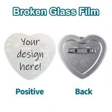 1/5/10/50/100枚定制心形胸针徽章别针，可个性化定制任何文字、照片或图像，适用于促销、工作、生日、圣诞礼物、时尚、可爱、简约、秋季风格、男女通用、个性化、独特，是送给他/她、男朋友、女朋友、家人的理想定制礼物，也适合搭配复古服装、服饰配饰、万圣节主题、送给男朋友、女朋友、家人、朋友、新年礼物等。 - 彩色 - 查看 16