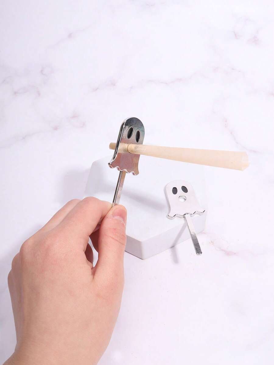 1 pieza, Boquilla de cigarrillo, estilo fantasma, material de metal, apta para uso diario, fácil de transportar