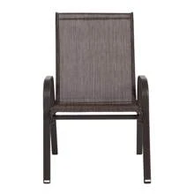CLIPEYH Patio Chairs Set Of 2, Outdoor Stackable Dining Chairs For All Weather, Comfortable Breathable Garden Outdoor Furniture For Backyard Deck