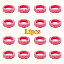 Luggage Wheel Cover, Silent Thickening, Suitcase Roller Modification, Universal Wheel Accessories Protective Cover. Material: TPE - Multicolor - View 18