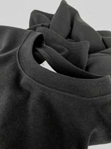 Clásico estadounidense "El mundo es tuyo", película criminal, Al Pacino, Tony Montana, impresión digital casual, de algodón pesado puro - Negro - Ver 3