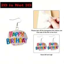 1 szt. 8 dostępnych stylów Unikalny projekt akrylowych kolczyków Styl codzienny i kombinacja na przyjęcia świąteczne Pasujące różne style Idealne do codziennego noszenia i na przyjęcie Najlepszy wybór