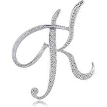 1 pièce paquet Broche géométrique simple de 26 lettres anglaises avec strass, broche élégante et de mode pour femmes. Épingle pour pull, manteau, robe, accessoires, sac, charme, école