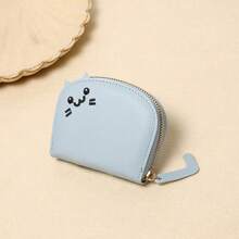 Customized Name Coin Purse, Cat Card Holder For Women, Small And Cute Multi-Card Holder, Advanced Cartoon Coin Purse, Gift For Friends, Children's Day Gift, Christmas Gift, Holiday Gift