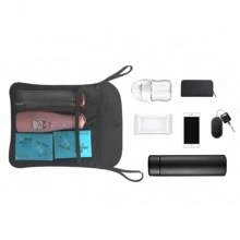 1 件大号双层网状婴儿车悬挂储物袋 - 黑色 - 查看 3