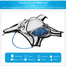 1 件多功能运动背包，男女通用大容量登山包，防水越野骑行背包，马拉松水袋