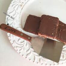 Spatula - Personalized Small Dessert Spatula - Apricot - View 1