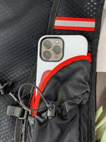 时尚越野背包，户外跑步、马拉松徒步背包，多功能健身运动包，轻便，节日礼物。健身包 - 黑色 - 查看 9