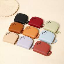 Customized Name Coin Purse, Cat Card Holder For Women, Small And Cute Multi-Card Holder, Advanced Cartoon Coin Purse, Gift For Friends, Children's Day Gift, Christmas Gift, Holiday Gift